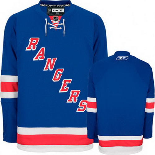 Best sale New York Rangers Blank Blue NHL Hockey Jersey